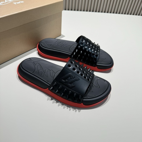 Replica Christian Louboutin CL Slippers For Men #1207311 $60.00 USD for Wholesale