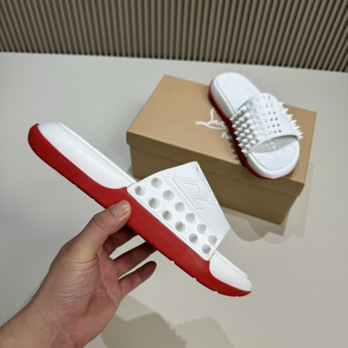 Replica Christian Louboutin CL Slippers For Men #1207312 $60.00 USD for Wholesale