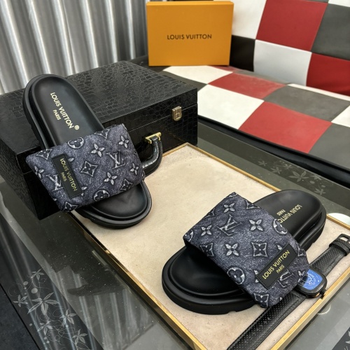 Replica Louis Vuitton Slippers For Men #1207358 $60.00 USD for Wholesale