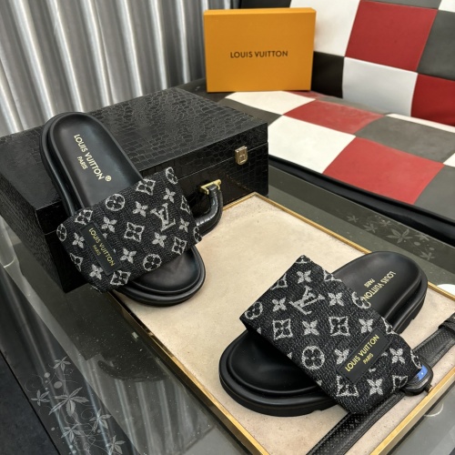 Replica Louis Vuitton Slippers For Men #1207363 $60.00 USD for Wholesale