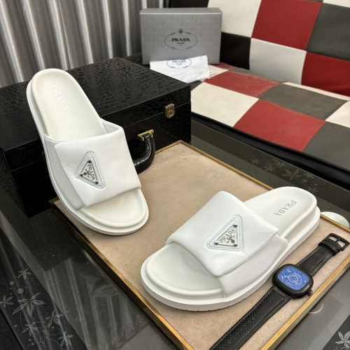 Replica Prada Slippers For Men #1207373 $56.00 USD for Wholesale