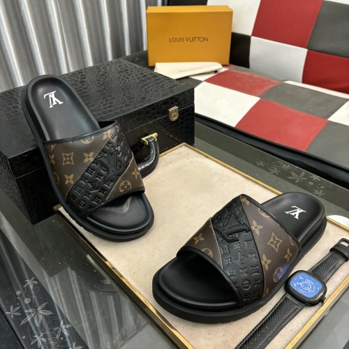 Replica Louis Vuitton Slippers For Men #1207378 $56.00 USD for Wholesale