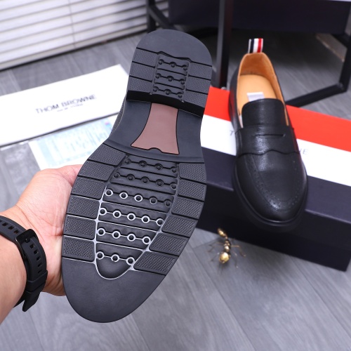 Replica Thom Browne Leather Shoes For Men #1207390 $82.00 USD for Wholesale