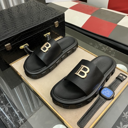 Wholesale Balmain Slippers For Men #1207470 $52.00 USD, Wholesale Quality Replica Balmain Slippers