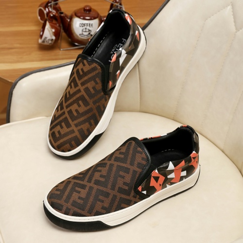 Wholesale Fendi Casual Shoes For Men #1207486 $64.00 USD, Wholesale Quality Replica Fendi Casual Shoes