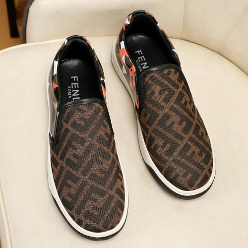 Replica Fendi Casual Shoes For Men #1207486 $64.00 USD for Wholesale