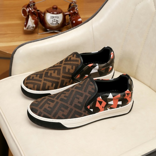 Replica Fendi Casual Shoes For Men #1207486 $64.00 USD for Wholesale