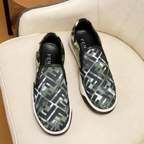 Replica Fendi Casual Shoes For Men #1207487 $64.00 USD for Wholesale