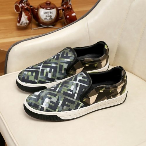 Replica Fendi Casual Shoes For Men #1207487 $64.00 USD for Wholesale