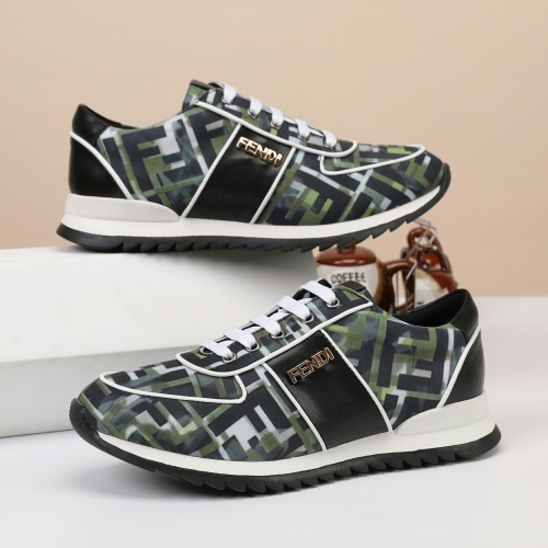 Replica Fendi Casual Shoes For Men #1207488 $72.00 USD for Wholesale