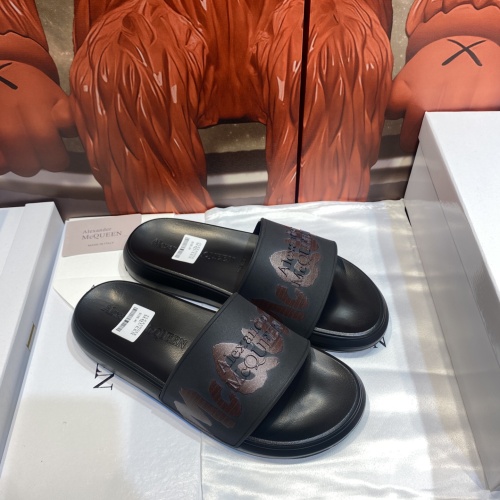 Replica Alexander McQueen Slippers For Men #1207504 $45.00 USD for Wholesale