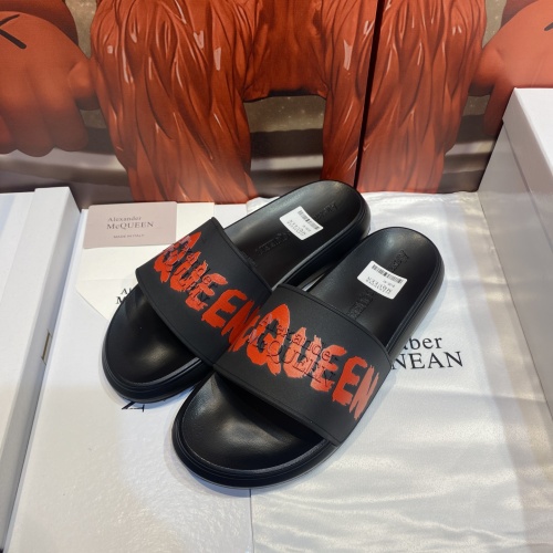 Wholesale Alexander McQueen Slippers For Men #1207505 $45.00 USD, Wholesale Quality Replica Alexander McQueen Slippers