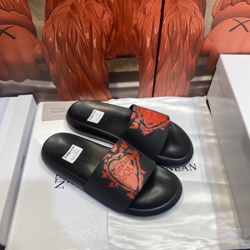 Replica Alexander McQueen Slippers For Men #1207508 $45.00 USD for Wholesale