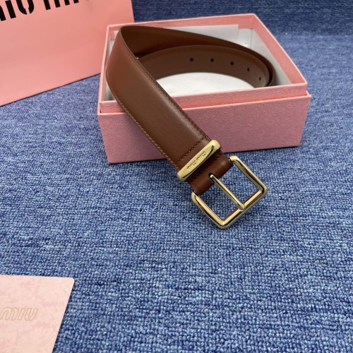 Replica MIU MIU AAA Quality Belts For Women #1207545 $60.00 USD for Wholesale