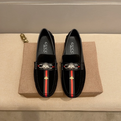 Wholesale Gucci Oxfords Shoes For Men #1207561 $68.00 USD, Wholesale Quality Replica Gucci Oxfords Shoes