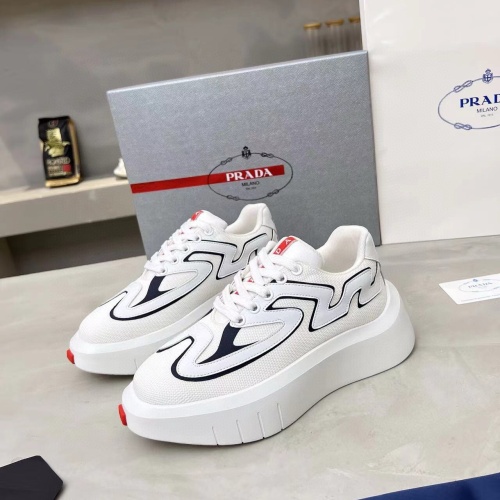 Wholesale Prada Casual Shoes For Women #1207744 $102.00 USD, Wholesale Quality Replica Prada Casual Shoes