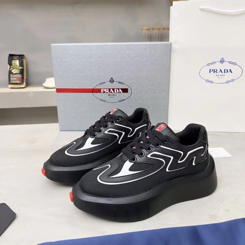 Wholesale Prada Casual Shoes For Women #1207748 $102.00 USD, Wholesale Quality Replica Prada Casual Shoes