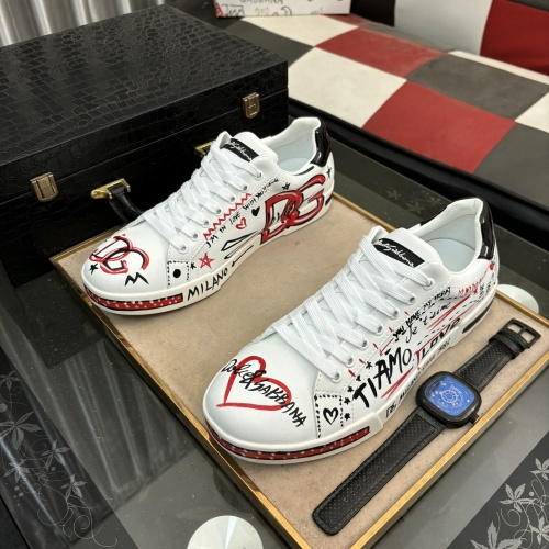 Wholesale Dolce &amp; Gabbana D&amp;G Casual Shoes For Men #1207819 $85.00 USD, Wholesale Quality Replica Dolce &amp; Gabbana D&amp;G Casual Shoes