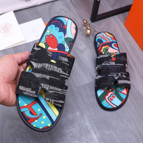 Replica Hermes Slippers For Men #1207891 $48.00 USD for Wholesale