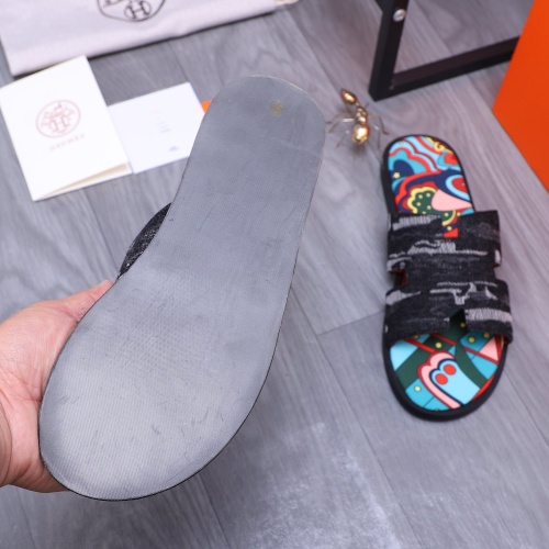 Replica Hermes Slippers For Men #1207891 $48.00 USD for Wholesale