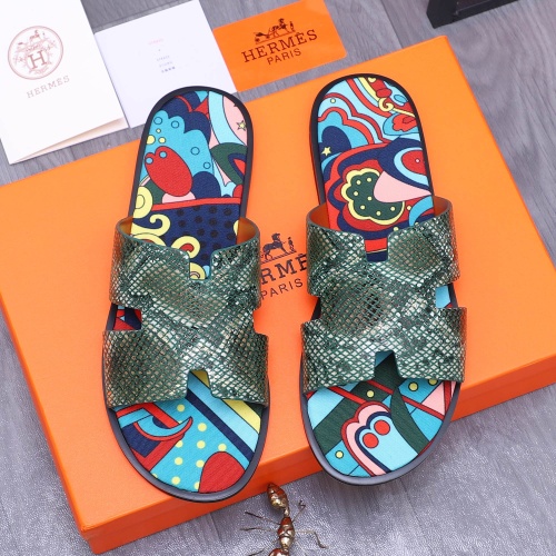 Wholesale Hermes Slippers For Men #1207898 $48.00 USD, Wholesale Quality Replica Hermes Slippers