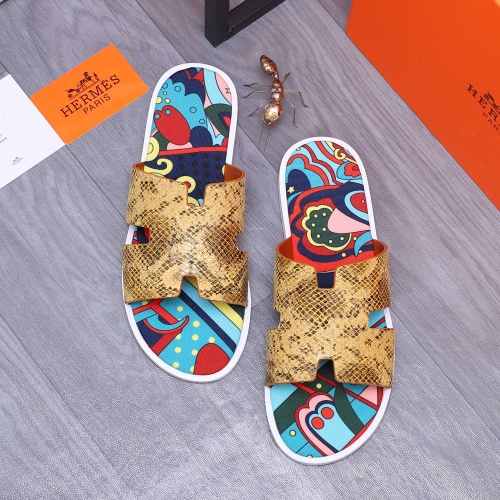 Wholesale Hermes Slippers For Men #1207899 $48.00 USD, Wholesale Quality Replica Hermes Slippers