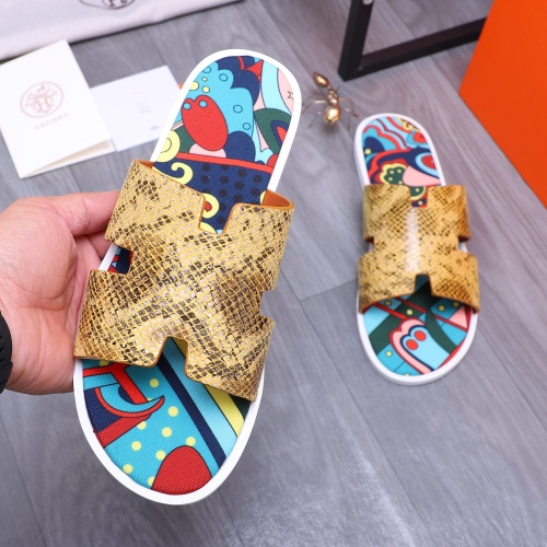 Replica Hermes Slippers For Men #1207899 $48.00 USD for Wholesale