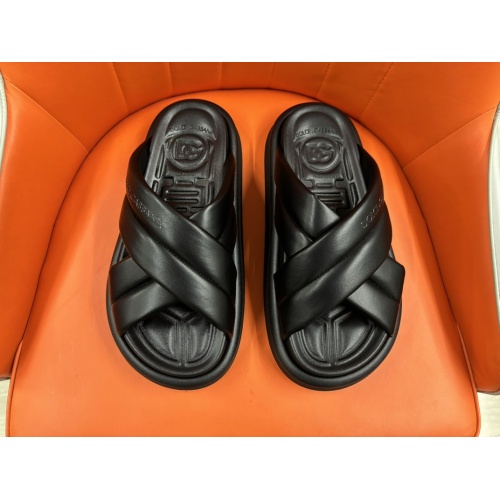Wholesale Dolce &amp; Gabbana D&amp;G Slippers For Men #1207905 $60.00 USD, Wholesale Quality Replica Dolce &amp; Gabbana D&amp;G Slippers
