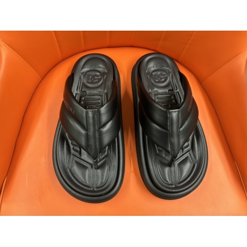 Wholesale Dolce &amp; Gabbana D&amp;G Slippers For Men #1207906 $60.00 USD, Wholesale Quality Replica Dolce &amp; Gabbana D&amp;G Slippers