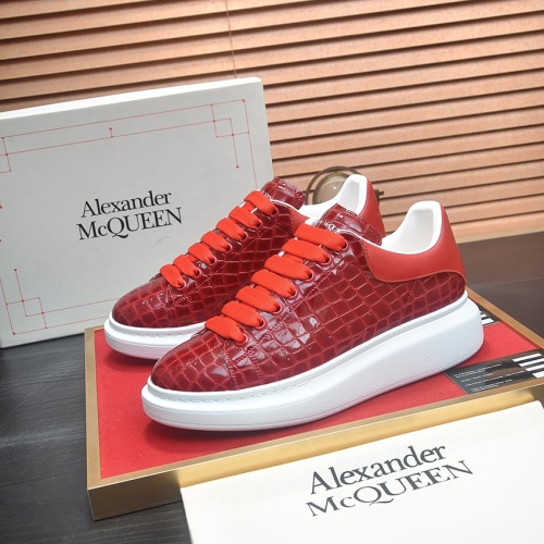 Wholesale Alexander McQueen Casual Shoes For Men #1207966 $80.00 USD, Wholesale Quality Replica Alexander McQueen Casual Shoes