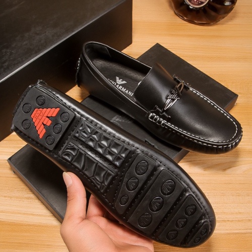 Replica Armani Leather Shoes For Men #1208004 $68.00 USD for Wholesale