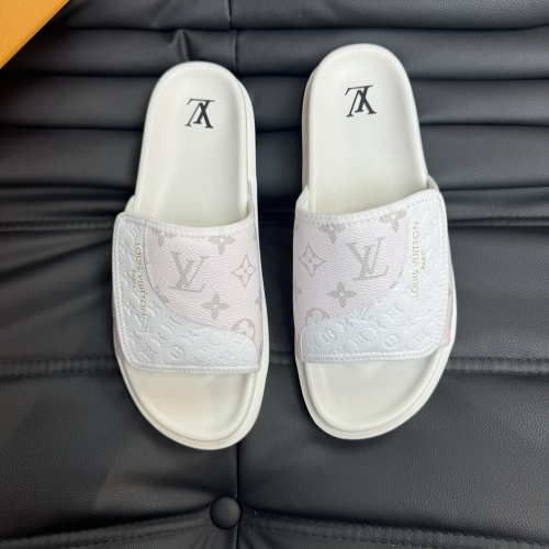 Wholesale Louis Vuitton Slippers For Men #1208008 $52.00 USD, Wholesale Quality Replica Louis Vuitton Slippers