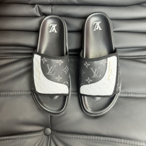 Wholesale Louis Vuitton Slippers For Men #1208010 $52.00 USD, Wholesale Quality Replica Louis Vuitton Slippers