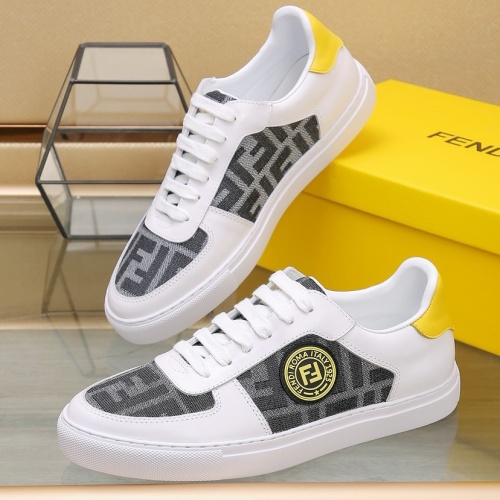 Wholesale Fendi Casual Shoes For Men #1208087 $85.00 USD, Wholesale Quality Replica Fendi Casual Shoes