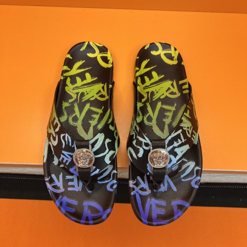 Wholesale Versace Slippers For Men #1208137 $52.00 USD, Wholesale Quality Replica Versace Slippers