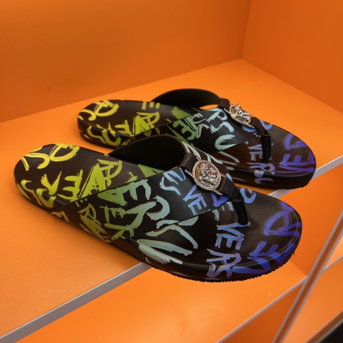 Replica Versace Slippers For Men #1208137 $52.00 USD for Wholesale