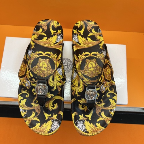 Wholesale Versace Slippers For Men #1208143 $52.00 USD, Wholesale Quality Replica Versace Slippers