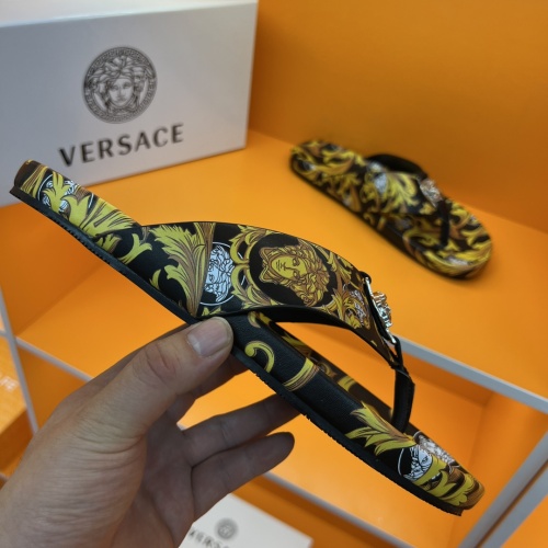 Replica Versace Slippers For Men #1208143 $52.00 USD for Wholesale