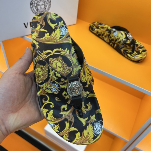 Replica Versace Slippers For Men #1208143 $52.00 USD for Wholesale