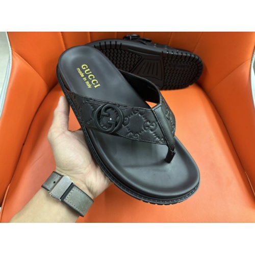 Replica Gucci Slippers For Men #1208148 $56.00 USD for Wholesale