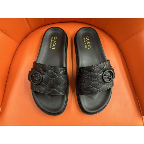 Wholesale Gucci Slippers For Men #1208151 $56.00 USD, Wholesale Quality Replica Gucci Slippers