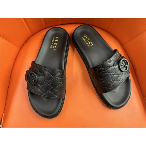 Replica Gucci Slippers For Men #1208151 $56.00 USD for Wholesale