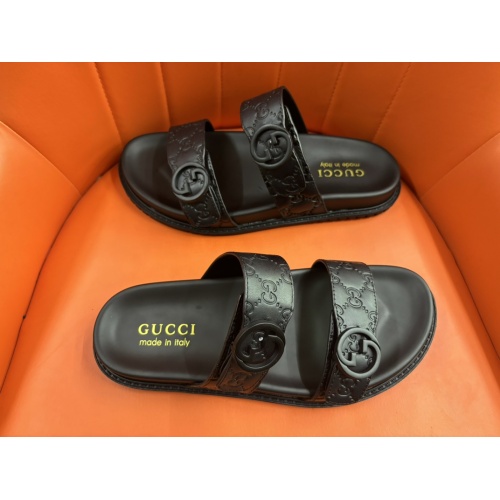 Replica Gucci Slippers For Men #1208156 $56.00 USD for Wholesale