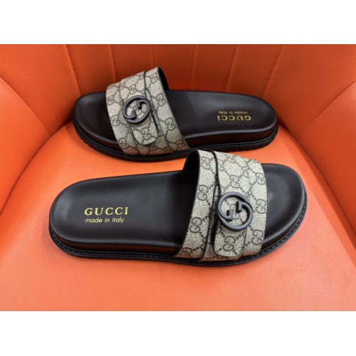 Replica Gucci Slippers For Men #1208158 $56.00 USD for Wholesale