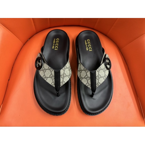 Wholesale Gucci Slippers For Men #1208159 $56.00 USD, Wholesale Quality Replica Gucci Slippers