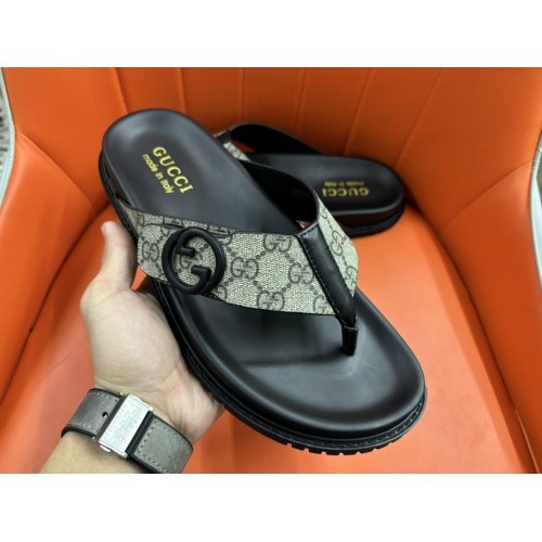 Replica Gucci Slippers For Men #1208159 $56.00 USD for Wholesale