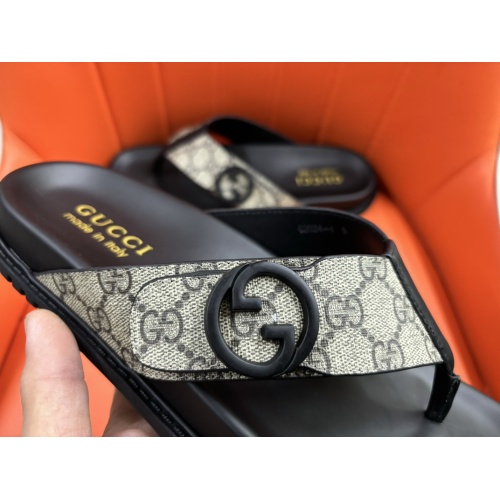 Replica Gucci Slippers For Men #1208159 $56.00 USD for Wholesale