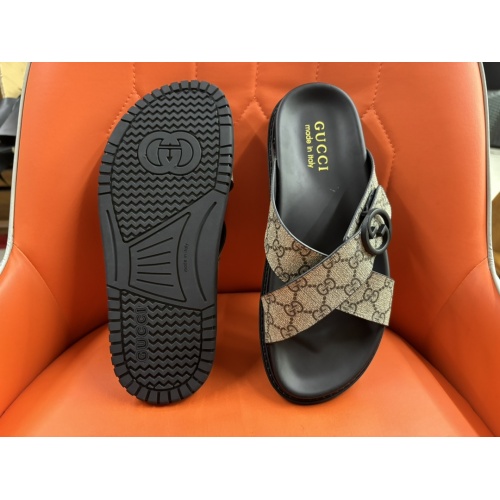 Replica Gucci Slippers For Men #1208160 $56.00 USD for Wholesale