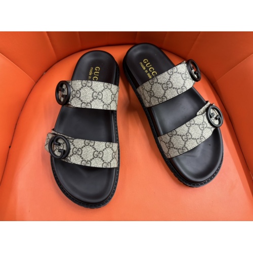 Replica Gucci Slippers For Men #1208161 $56.00 USD for Wholesale