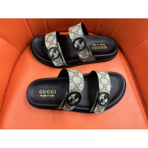 Replica Gucci Slippers For Men #1208161 $56.00 USD for Wholesale